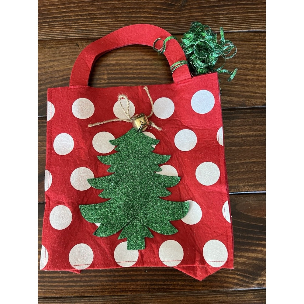 Christmas‎ Gift Bag Small Tote Holiday Exchange Presents